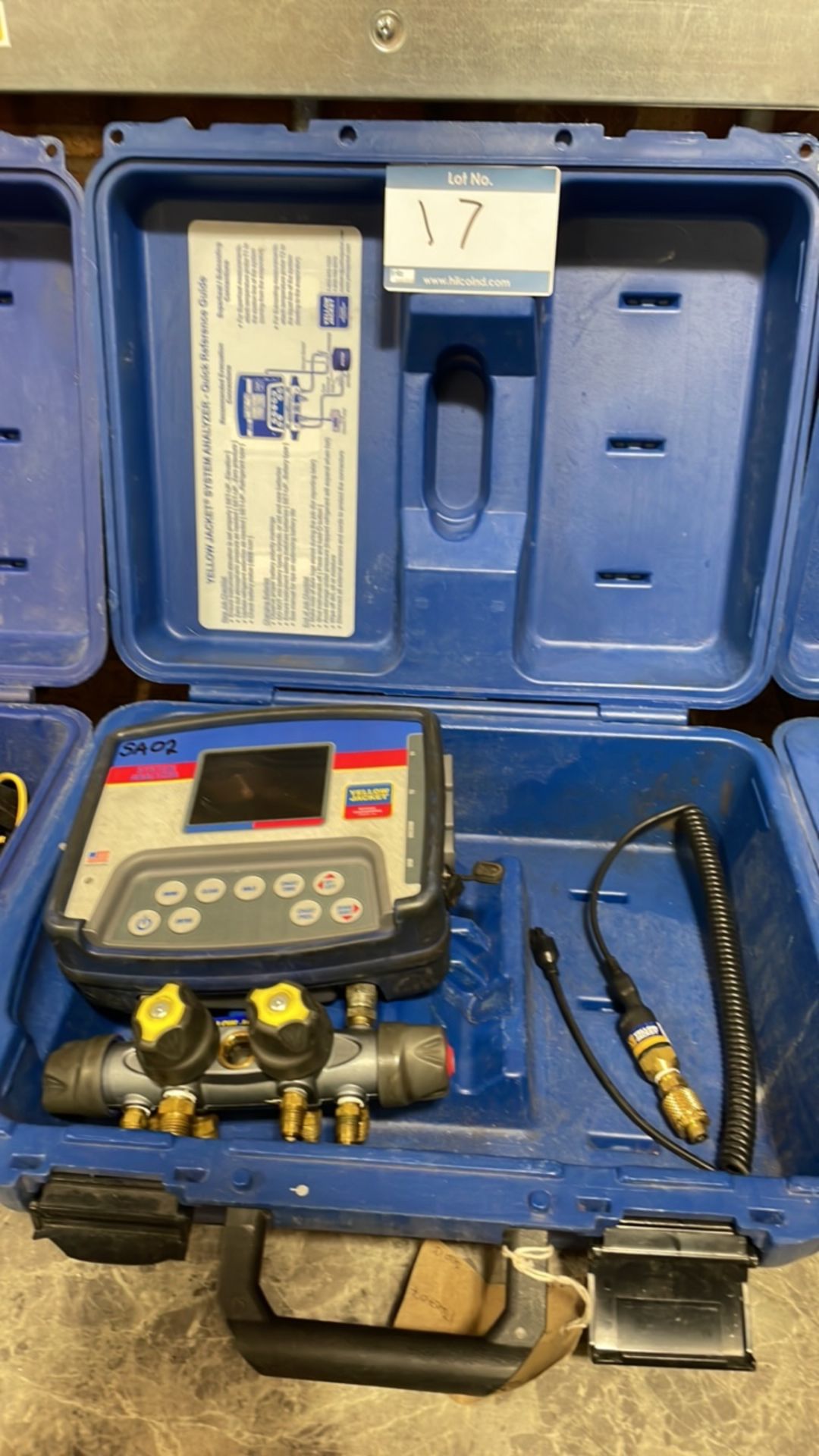 Yellow Jacket Refrigeration System Analyzer with TITAN 4-Valve Manifold - Image 2 of 3