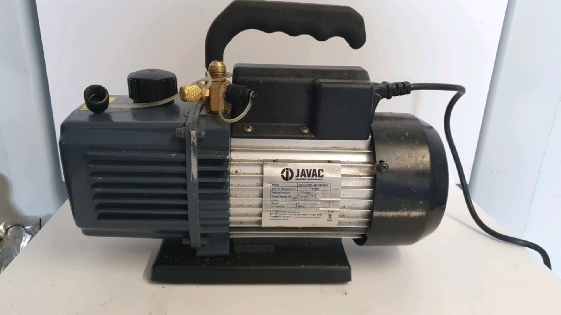 Javac CC-141 Vacuum Pump Dual Voltage Refrigeration Air Conditioning 5.3 CFM