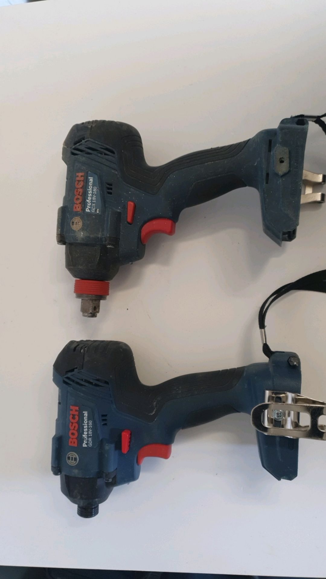 (1) Bosch GDX18V Brushless Impact Driver & (1) Bosch GDR 18V-160 Impact Driver