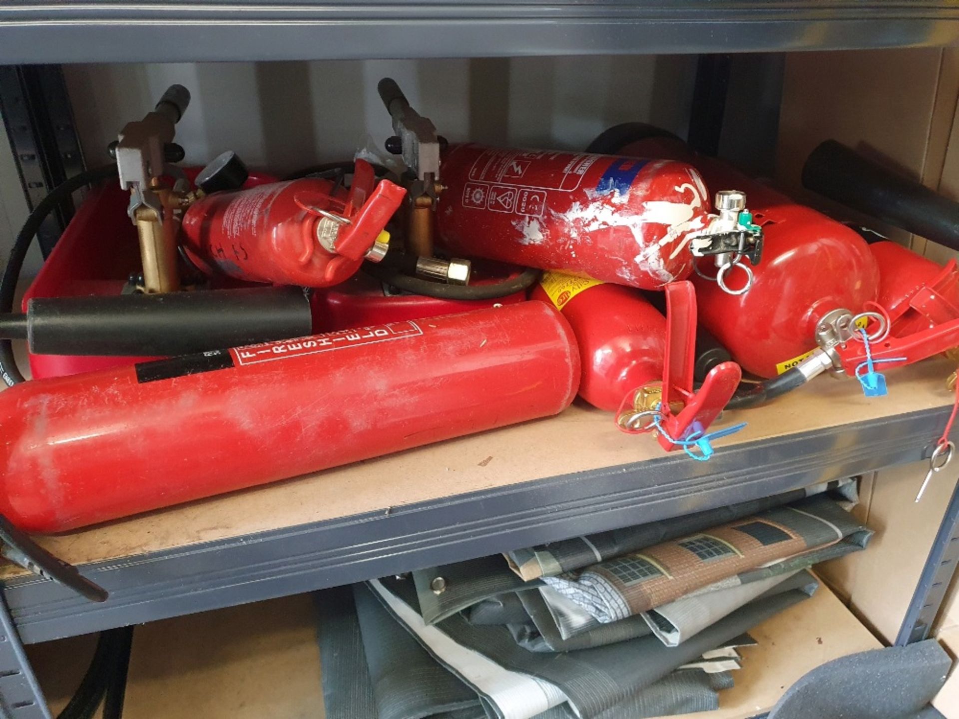 Qty Fire extinguishers