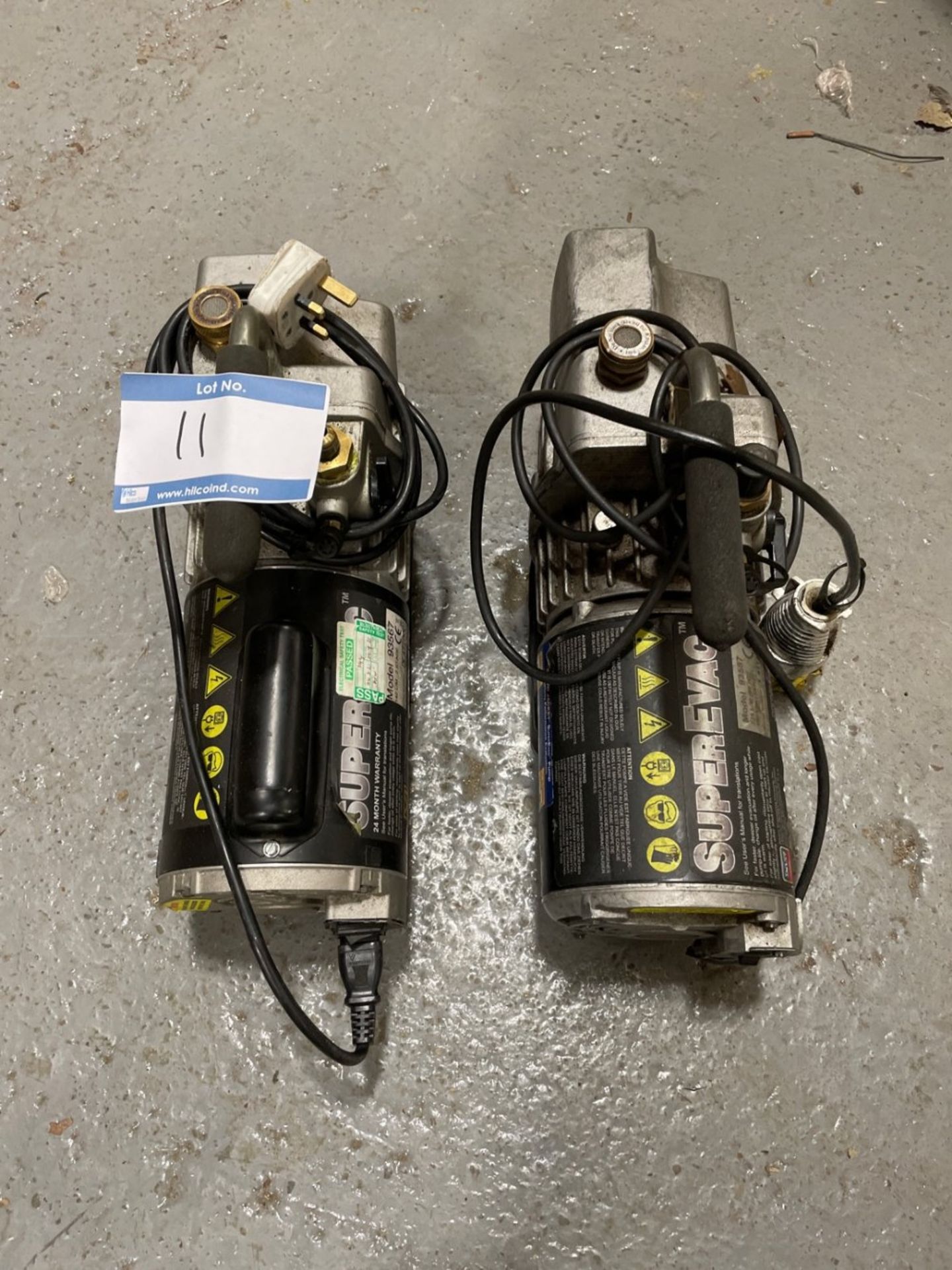 (2) Yellow Jacket SuperEvac Model 93567 Vacuum Pumps - Image 2 of 2