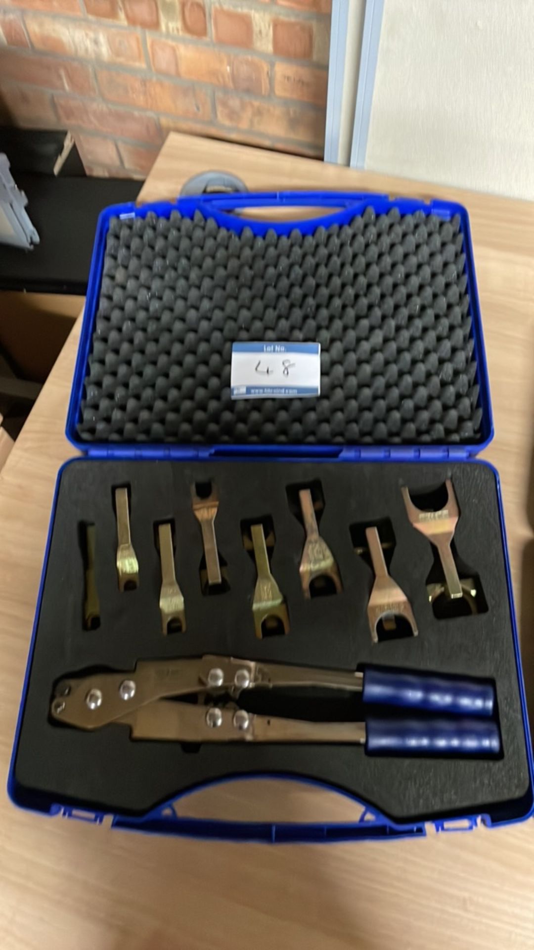 LOKBOX Lock Ring Crimping Tool with Various Adapters