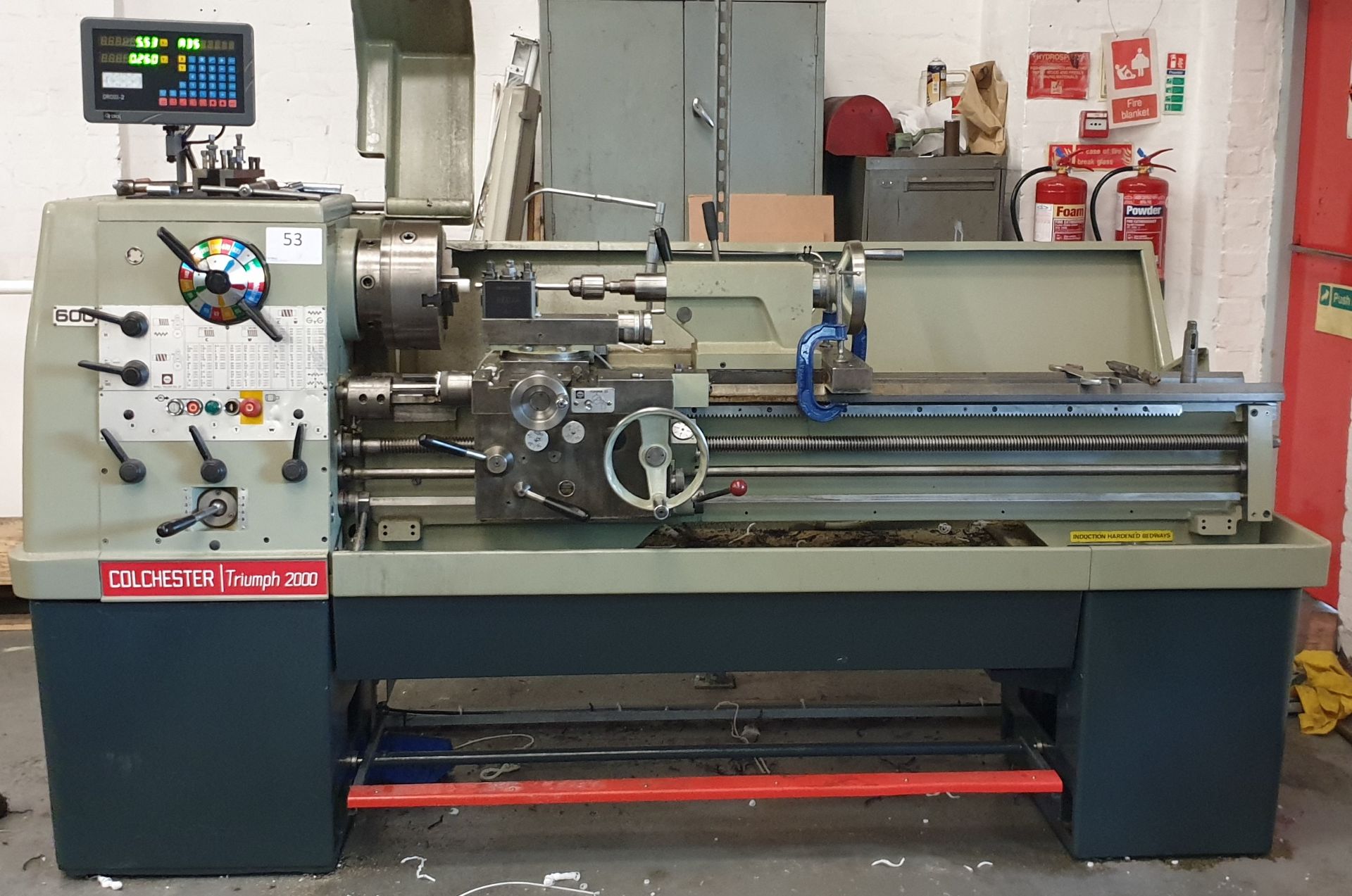 Colchester Triumph 2000, Gap Bed SS & SC Centre Lathe With a GT DRO3 two-axis Digital Read-out, Seri - Image 5 of 5