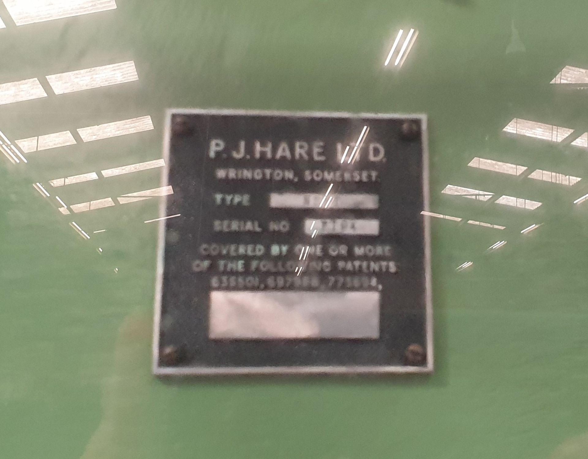 P J Hare NSFT, High Speed 15-Ton Rated Hydraulic Power Press With Safety Guards , Serial Number: FT9 - Image 3 of 3