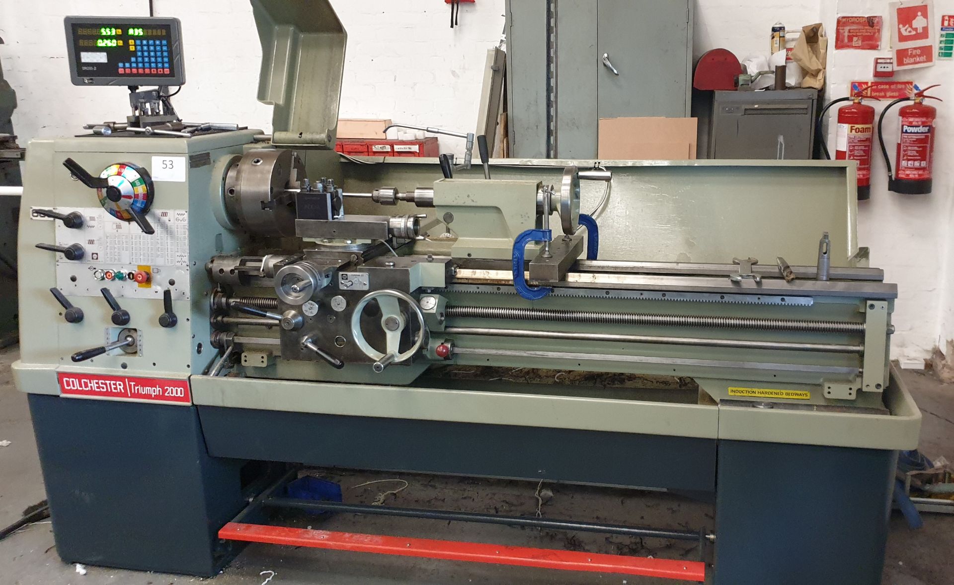 Colchester Triumph 2000, Gap Bed SS & SC Centre Lathe With a GT DRO3 two-axis Digital Read-out, Seri