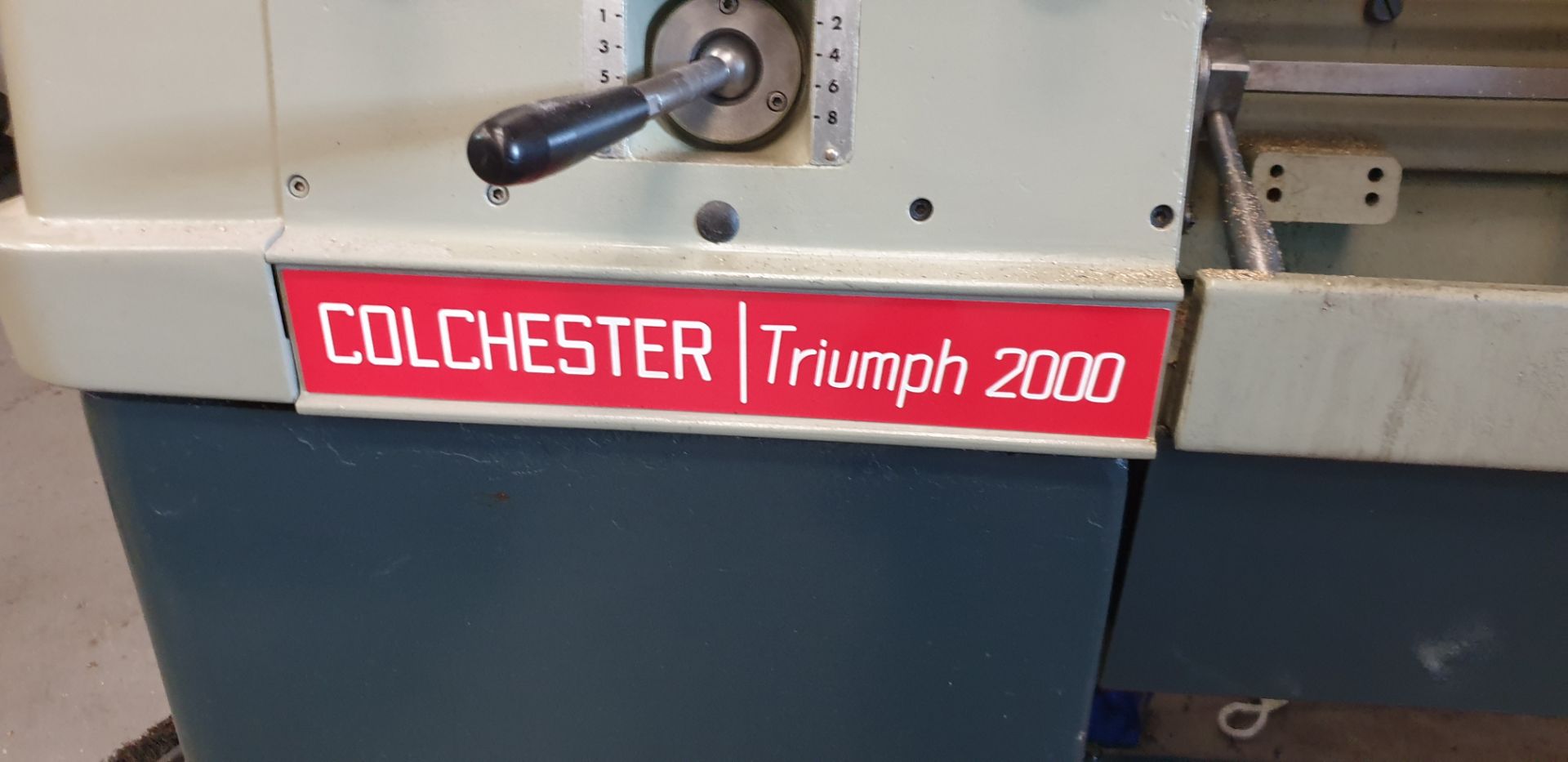 Colchester Triumph 2000, Gap Bed SS & SC Centre Lathe With a GT DRO3 two-axis Digital Read-out, Seri - Image 3 of 5