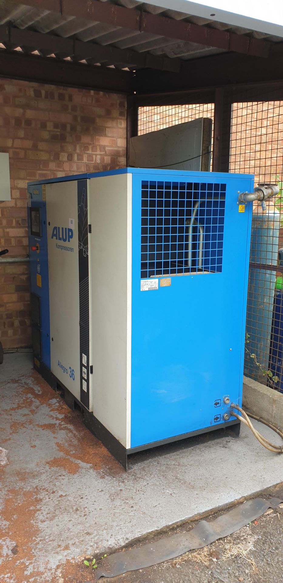 Alup Allegro 36+ Packaged Air Compressor With A Consep 300 Oil Water Separator And A Welded Mild Ste - Image 2 of 3