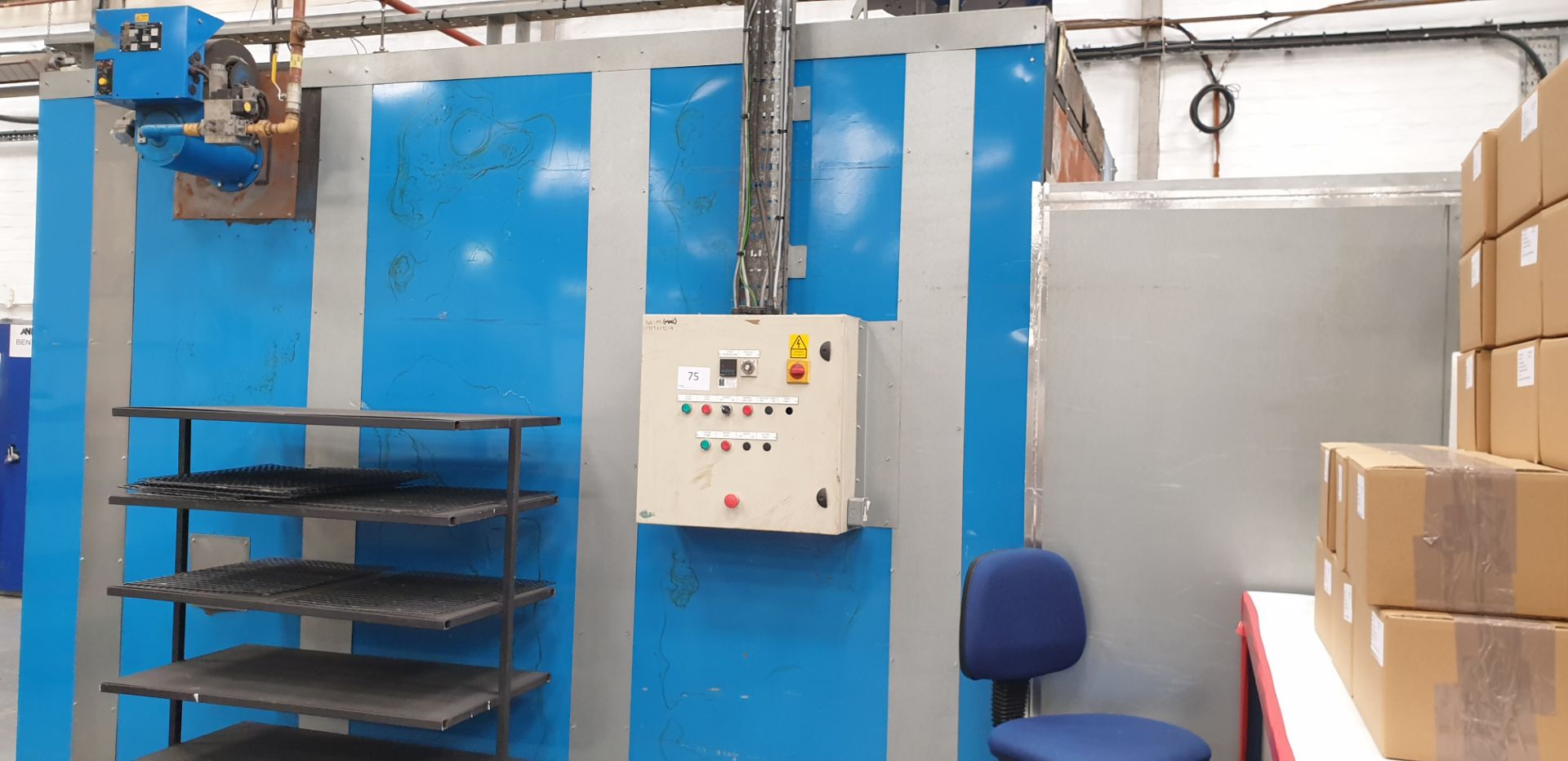 Unknown Gas Fired Paint Drying Oven, With Plc Control And Timer NOTE: Buyer will be required to sub - Image 3 of 4