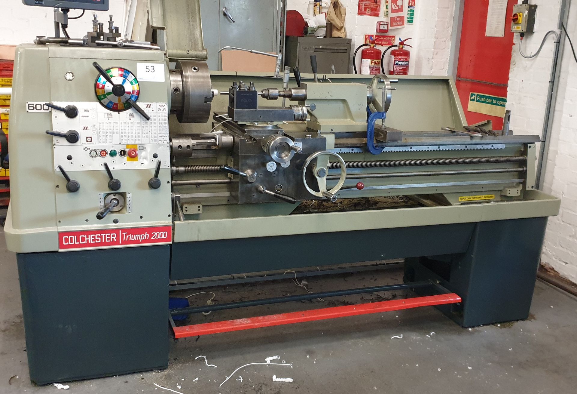 Colchester Triumph 2000, Gap Bed SS & SC Centre Lathe With a GT DRO3 two-axis Digital Read-out, Seri - Image 4 of 5