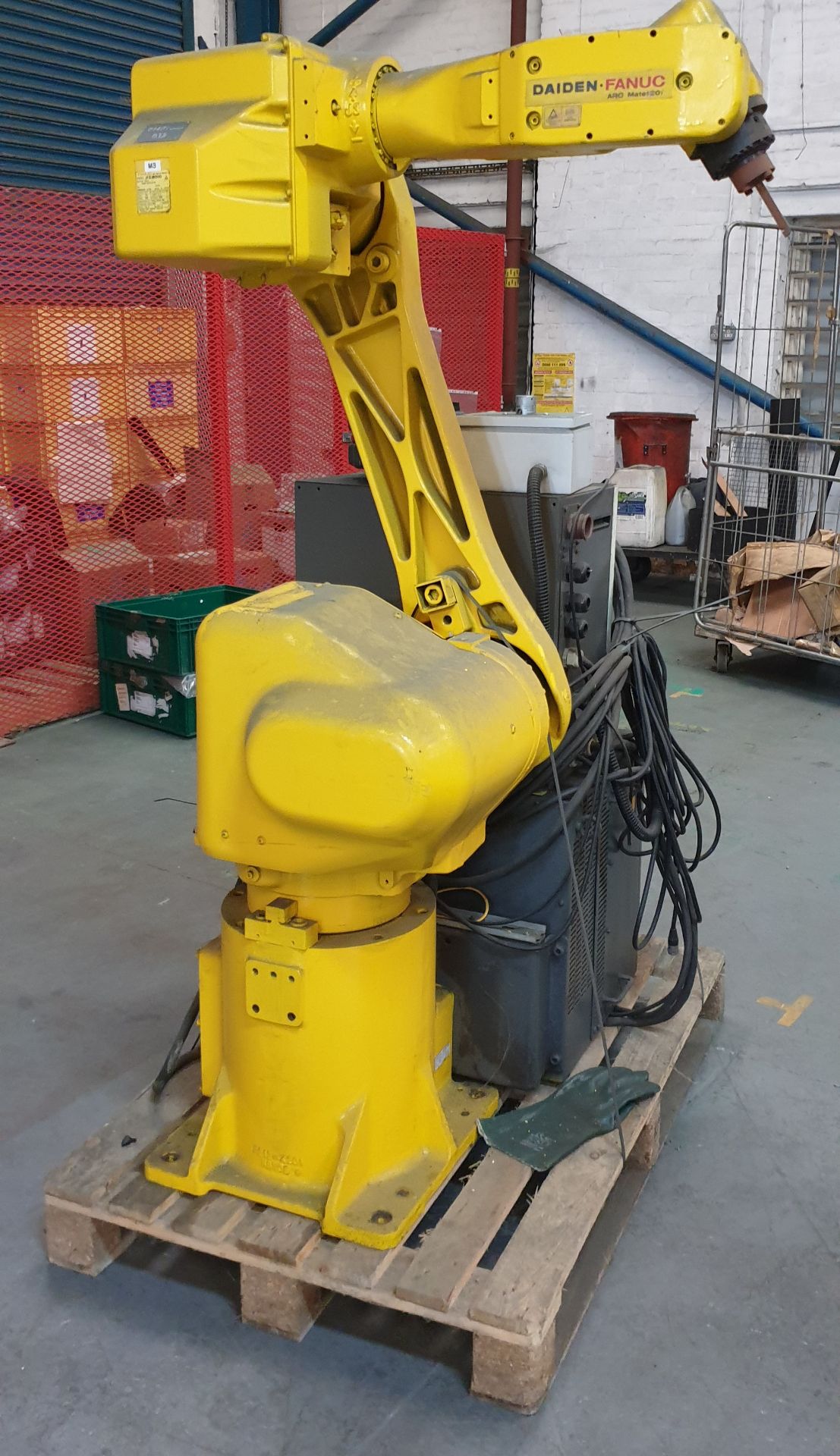 Daiden-Fanuc, Arcmate 120I, 5-Axis Robot With Controller Units