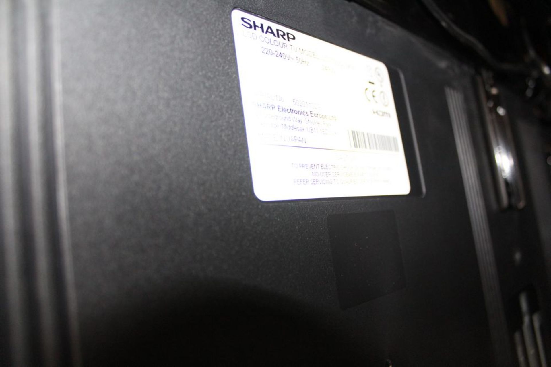 Sharp LC-70UQ10KN, 70 Inch Flat Screen TV S/N 502011329 - Image 2 of 2