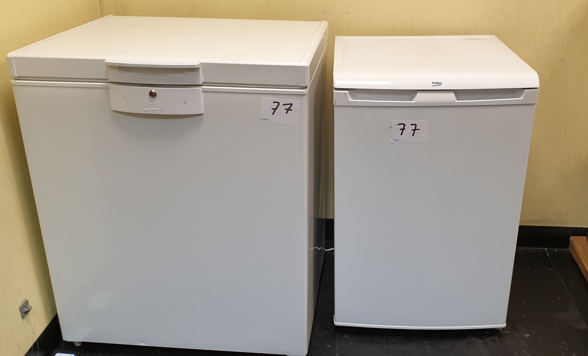 2 x Beko Chest Freezers