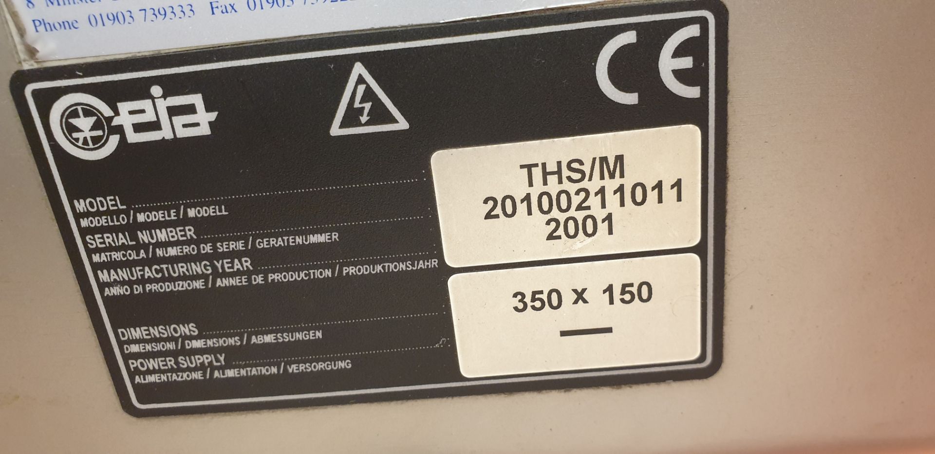 Constant THS/M Metal Detector, Serial Number: 20100211011 (2001) - Bild 3 aus 4