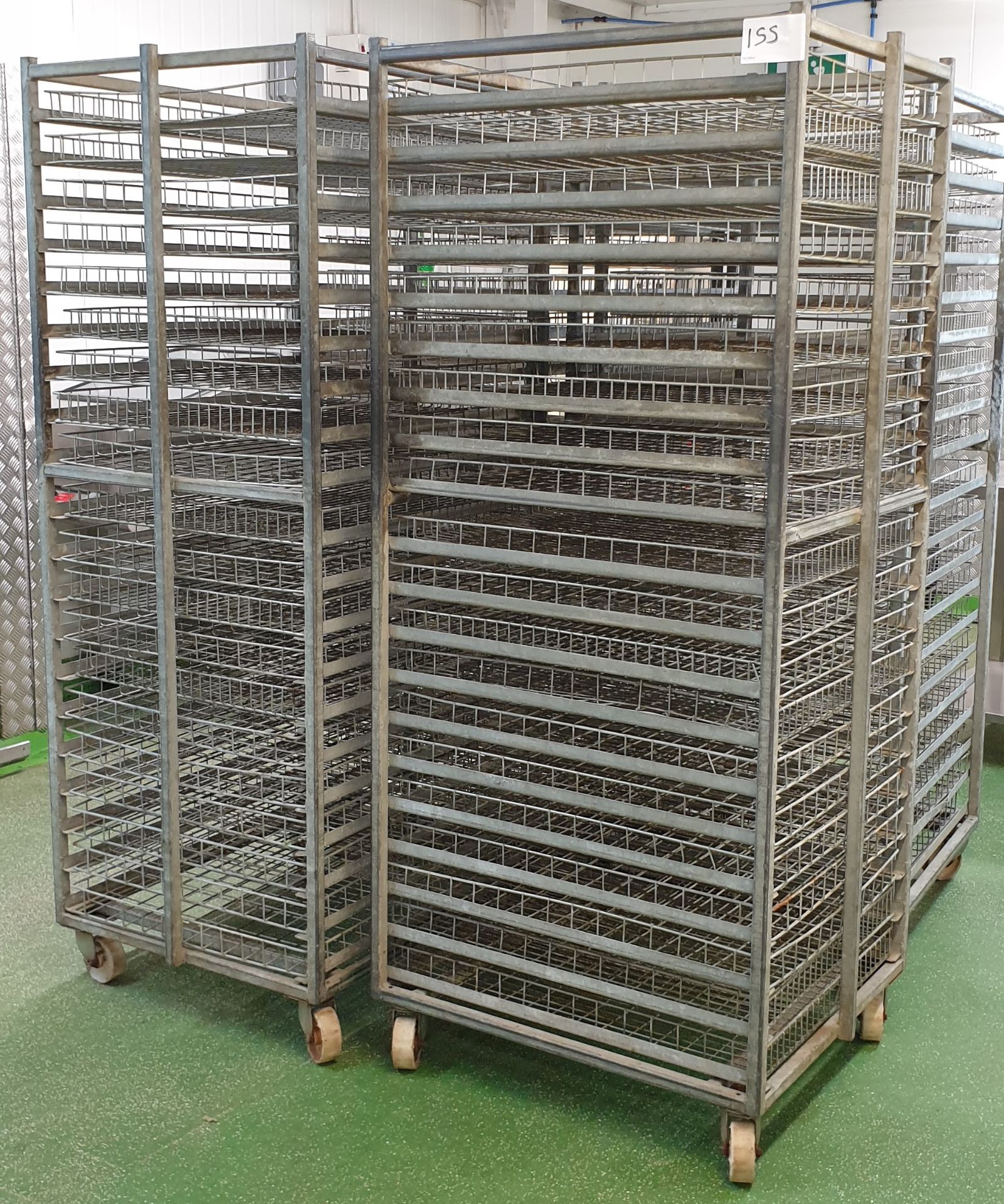 4 x 20 Tier Stainless Steel Racking Units, 0.77m(l) x 0.69m(w) x 1.78m(h)