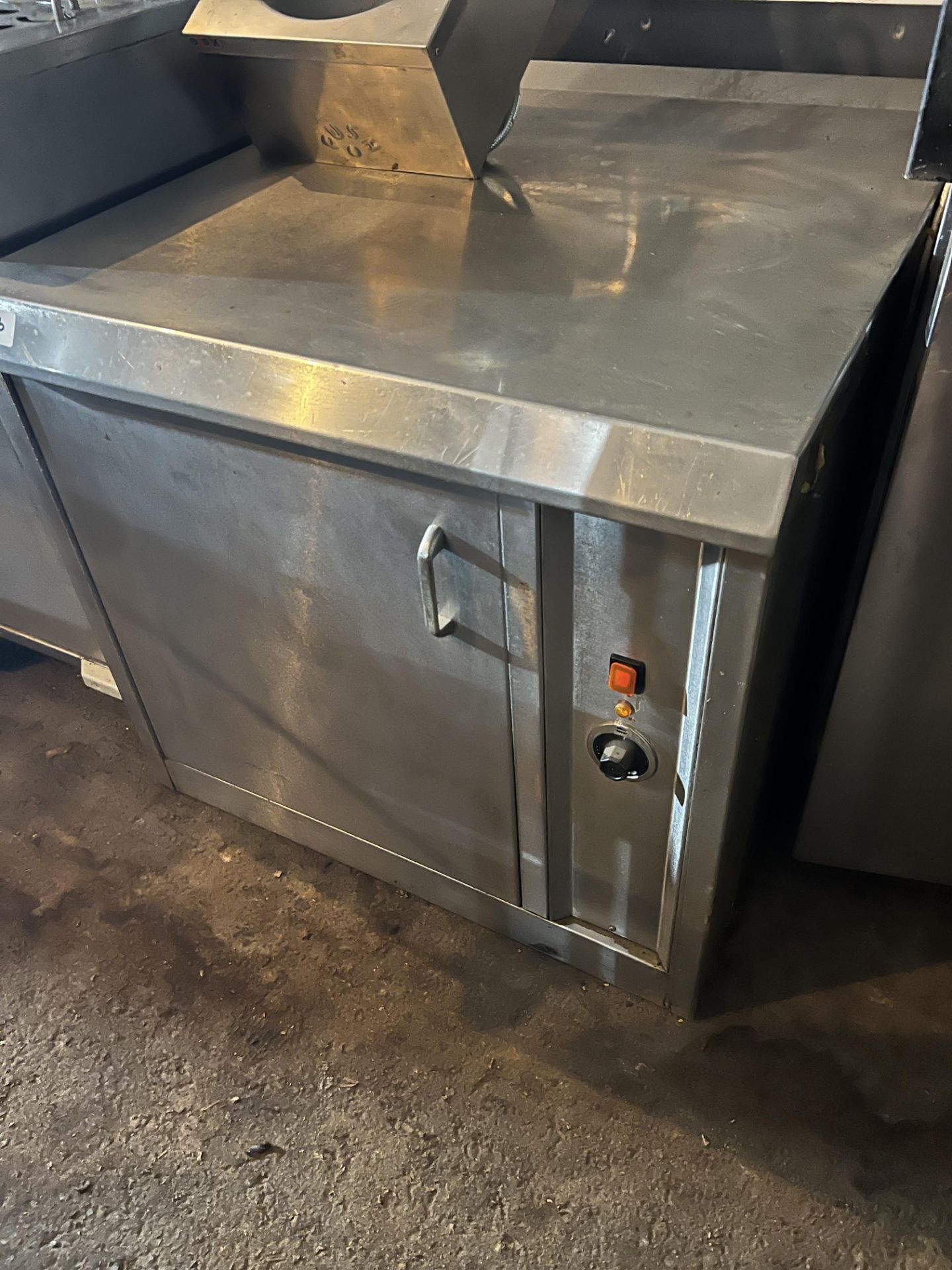 Stainless Hot Cupboard 800 x 900mm