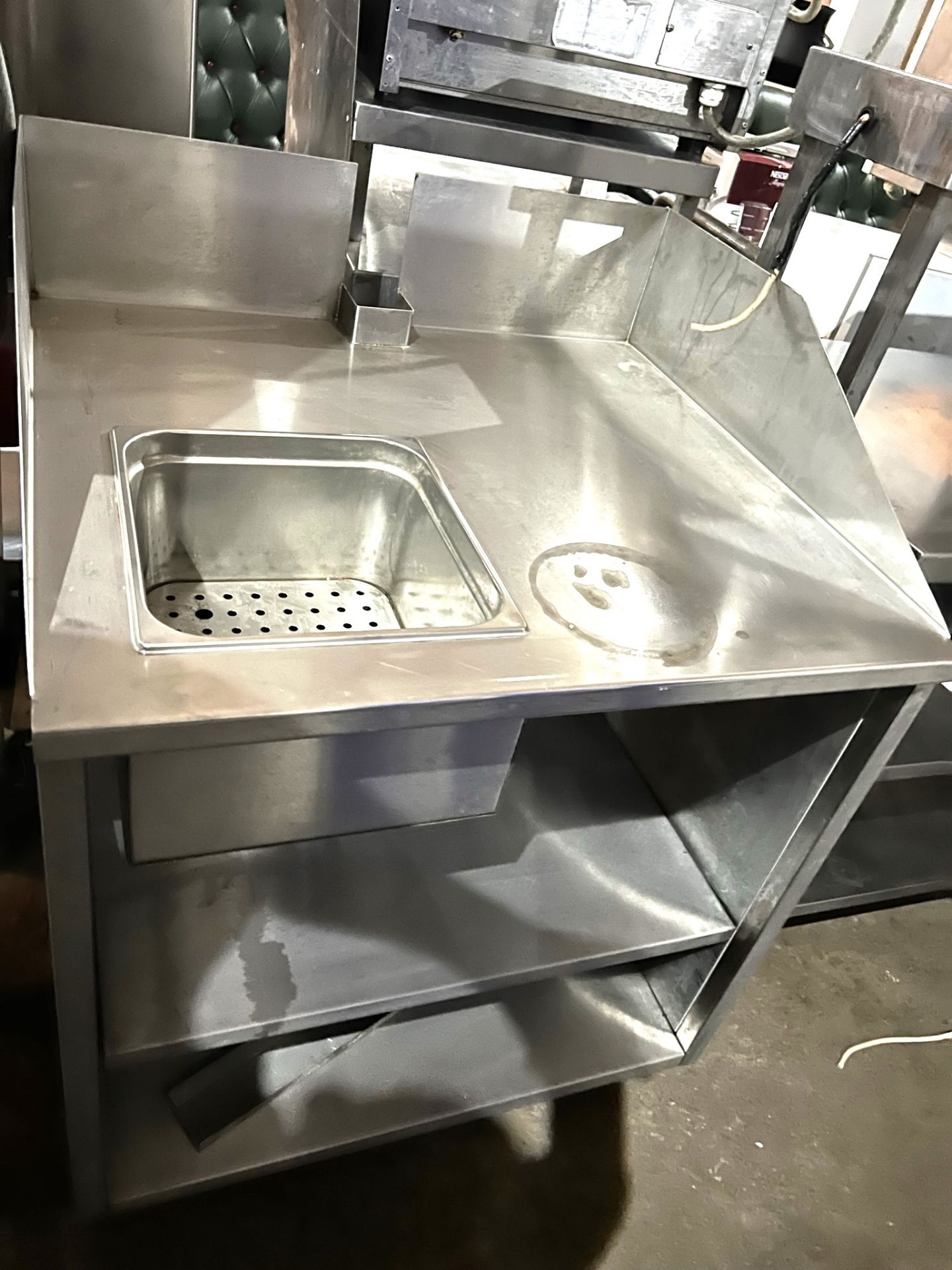 Stainless steel Prep unit 900 x 900mm