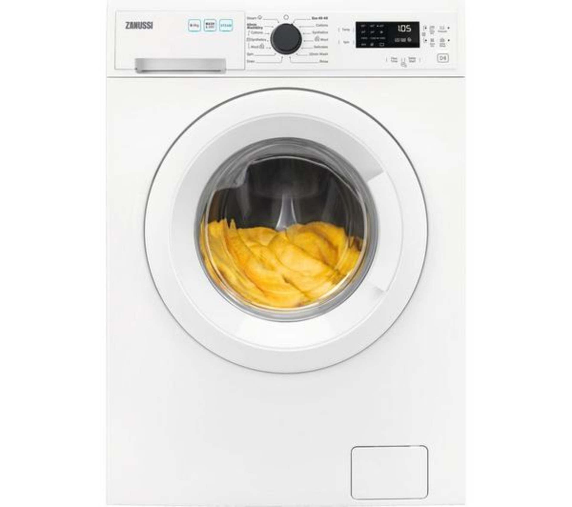 1: ZANUSSI ZWD86SB4PW Integrated Washer Dryer