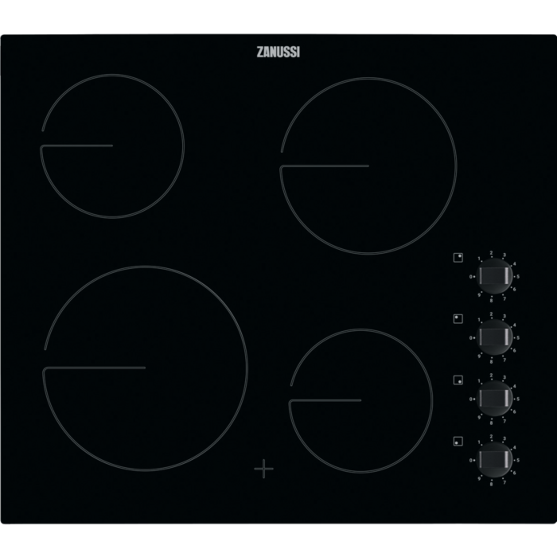 5: ZANUSSI ZHRN640K 60cm Ceramic hob