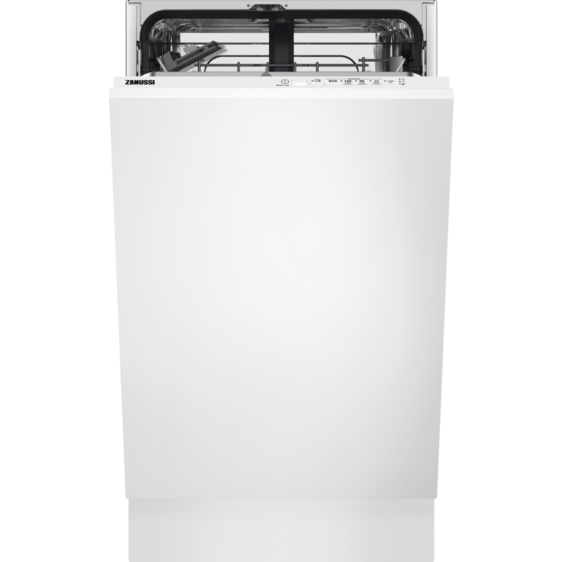 1: ZANUSSI ZSLN1211 Fully Integrated Slim-line Dishwasher