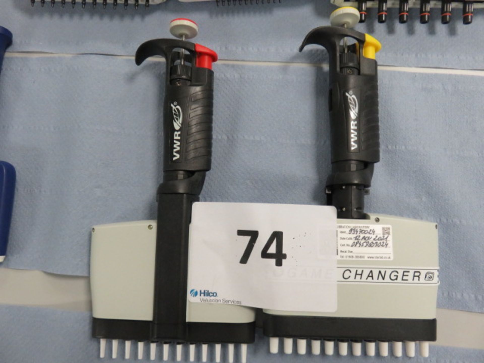 VWR 12 Channel Manual Pipettes As Lotted