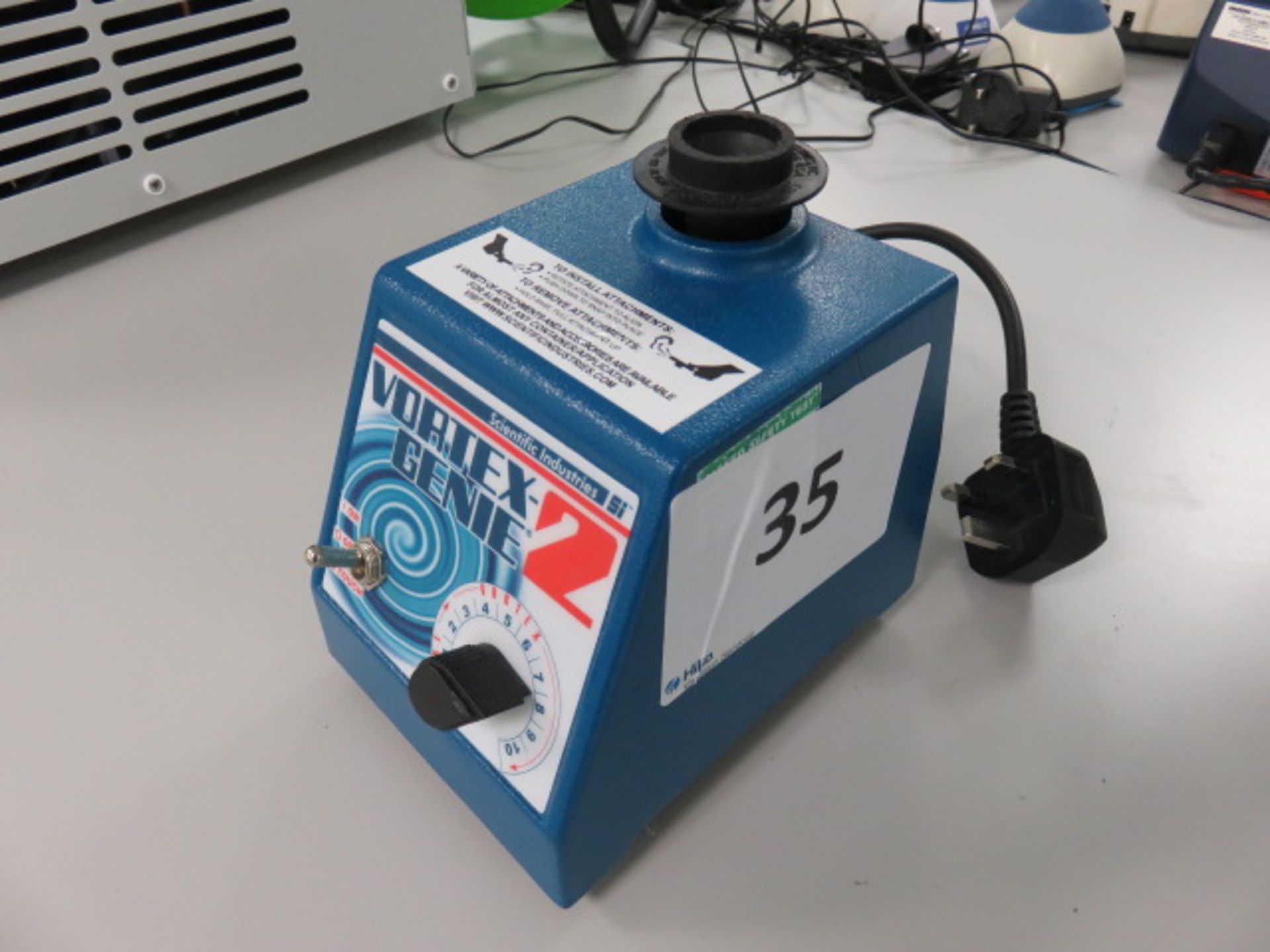 Scientific Industries Genie 2 Vortex Mixer. Serial No. ZE6-250383