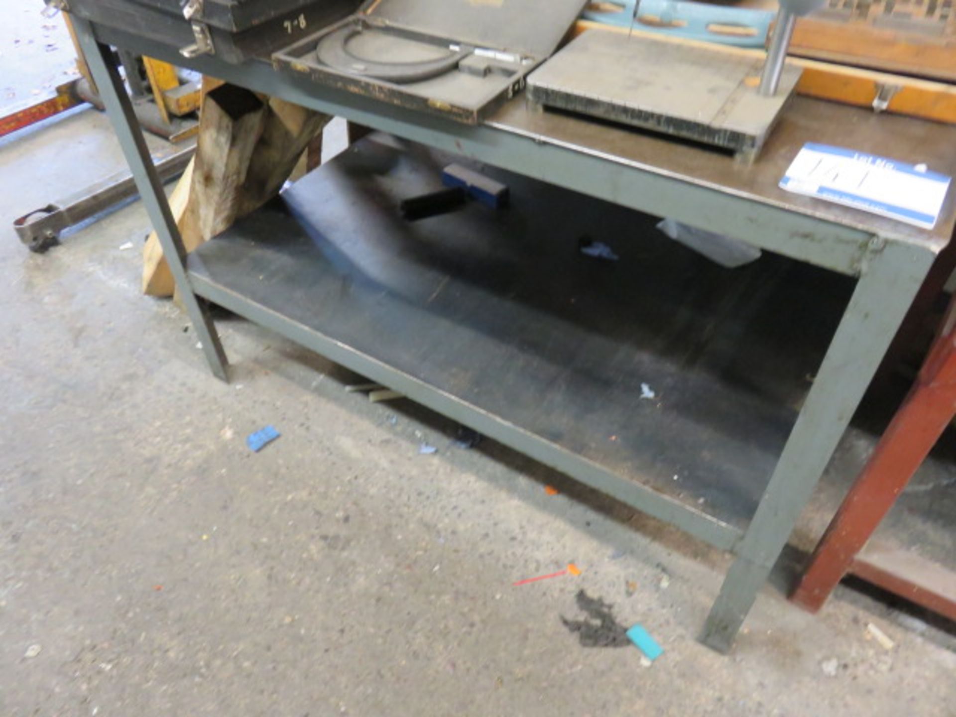 5 X Various Steel Work Benches As Lotted - Image 4 of 4