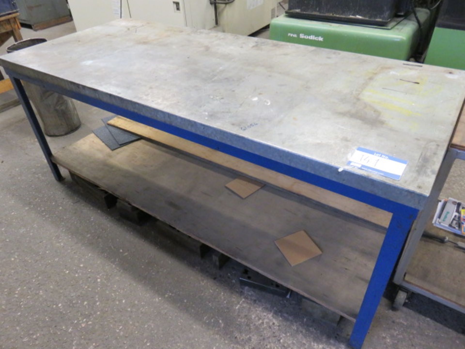 5 X Various Steel Work Benches As Lotted - Image 2 of 4