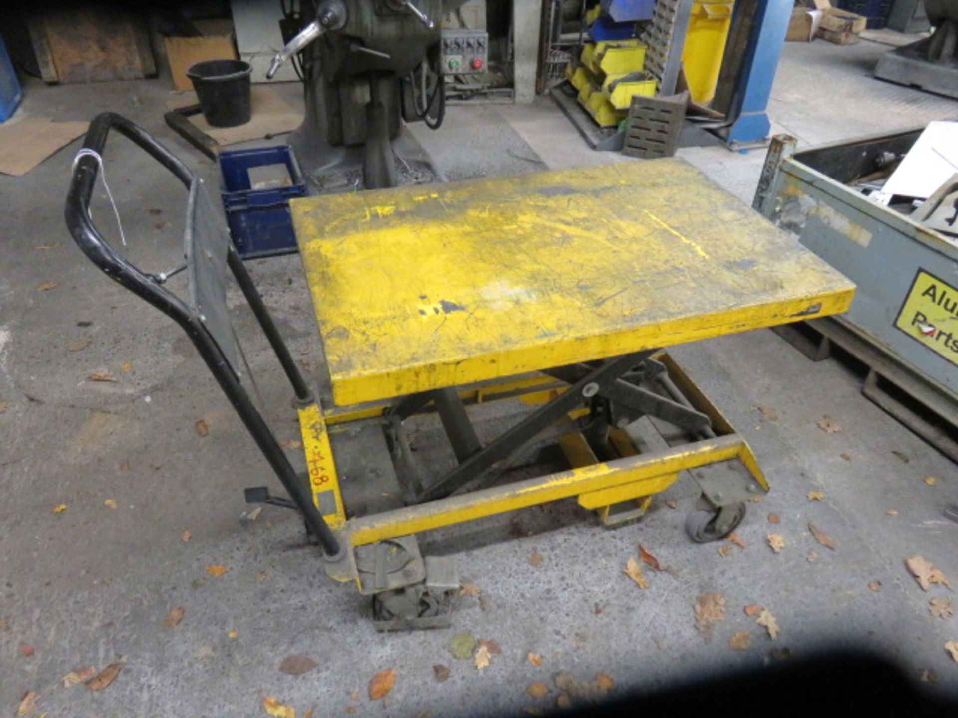 Noblett Equipment BD-SC-500-S-M-JCB Hydraulic Platform Trolley. Serial No. 34857-1/1