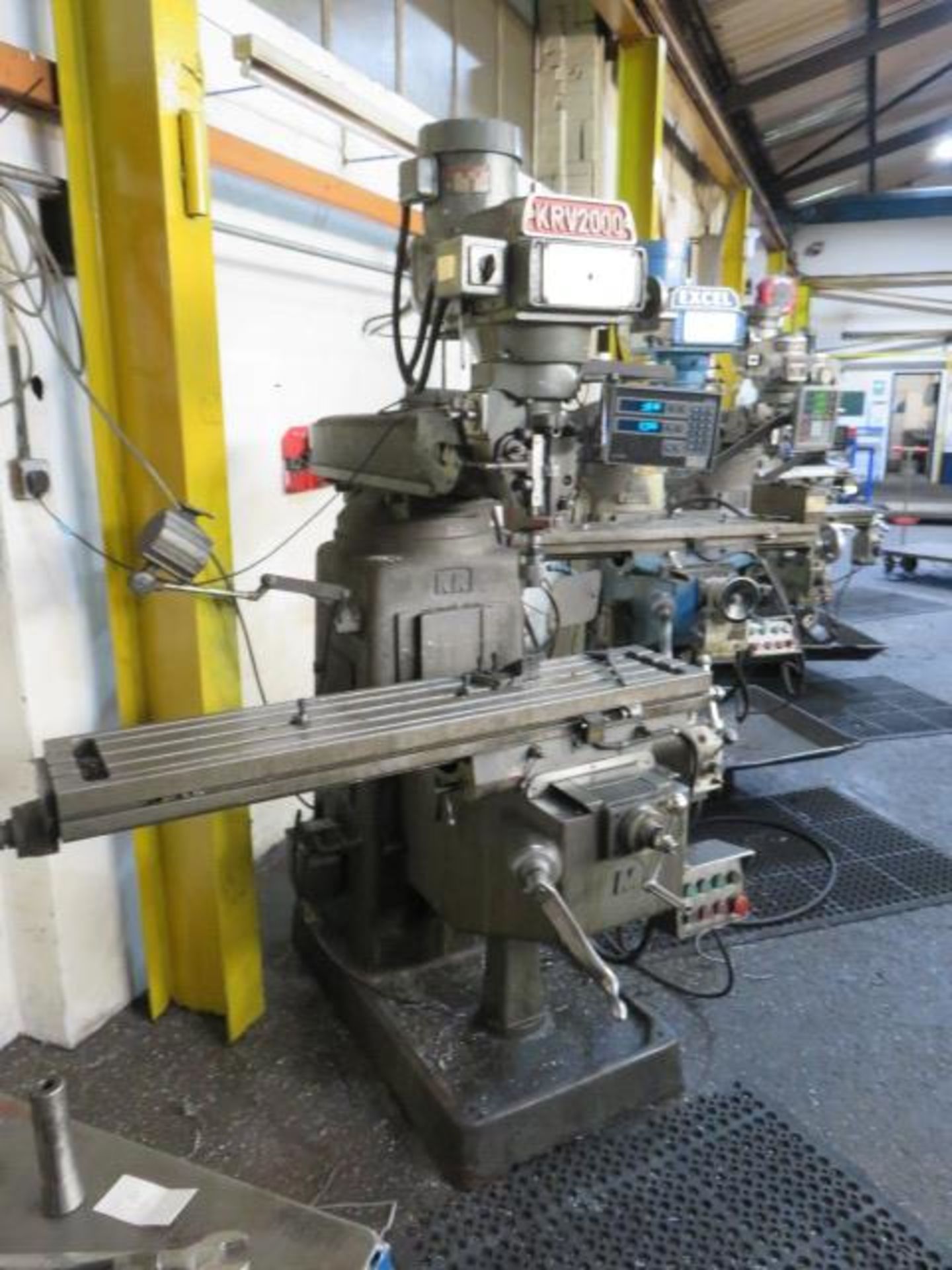 XYZ KRV V2000 Turret Milling Machine Complete With Acurite Controls Serial No. 7074 (Full RAMS Docu - Image 2 of 2