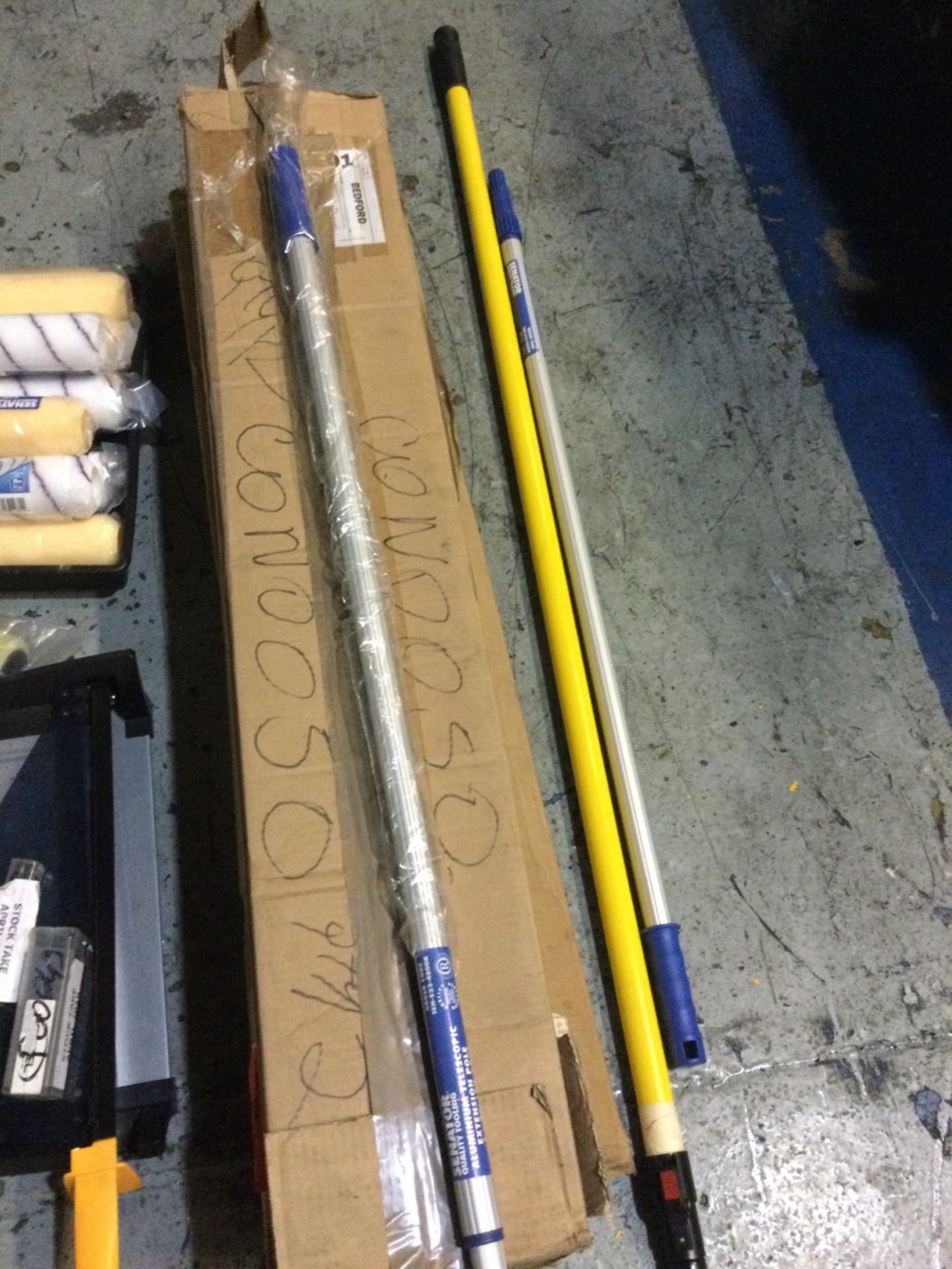 Miscellaneous Lot To Include - Telescopic Handles - Multipurpose Grease Tubes
