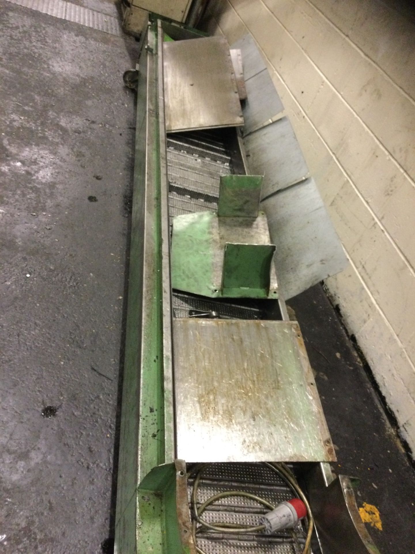 1, Electric Press Parts Conveyor, 37x600cm, For Spares Or Repair - Image 3 of 3