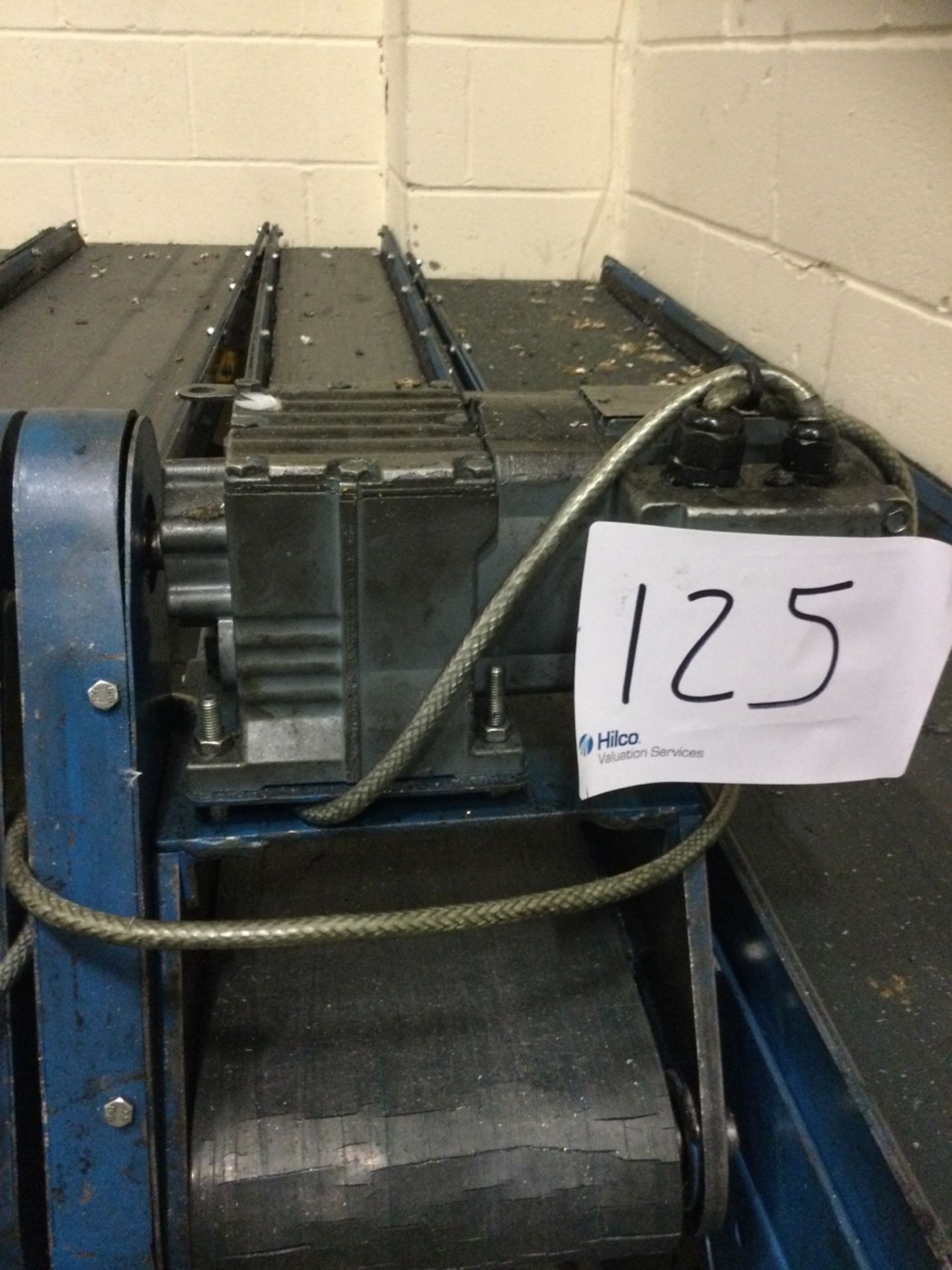 1: Unknown, Electric Parts Conveyor, 19 X 220 Cm, Adjustable Legs At One End