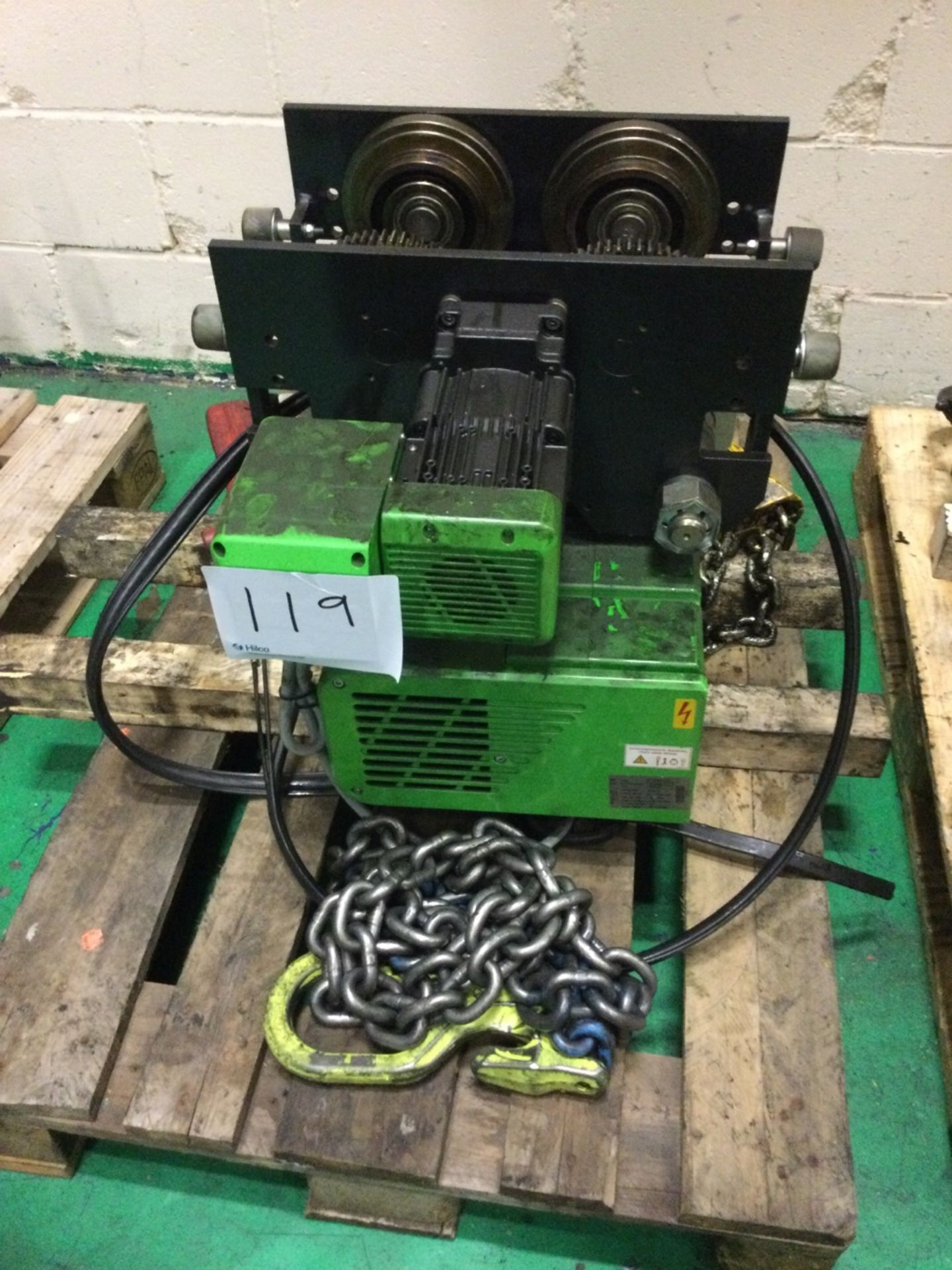 1 Stahl, ST50, Electric Chain Hoist With Pendant Control, 5 Tonne Rated Capacity(Removed From Overh