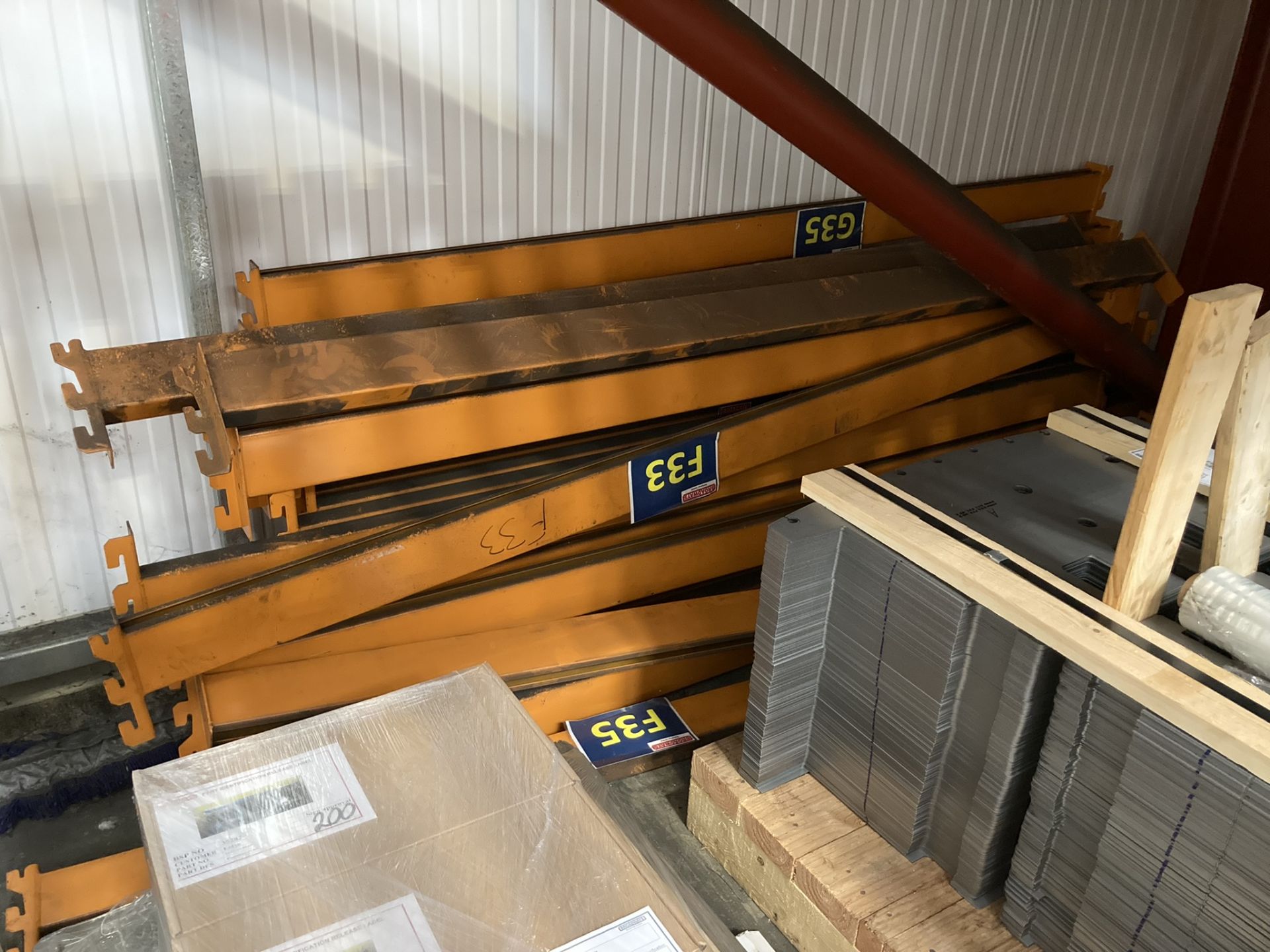 1, Quantity pallet racking, 21000kg max. per bay comprising: - 68 approx. 9m 1.2m uprights - 22 ap - Image 5 of 5