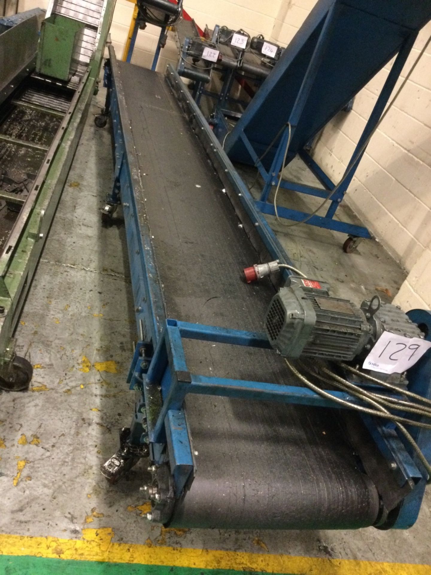 1, Electric Parts Conveyor, 48x440cm - Image 2 of 3
