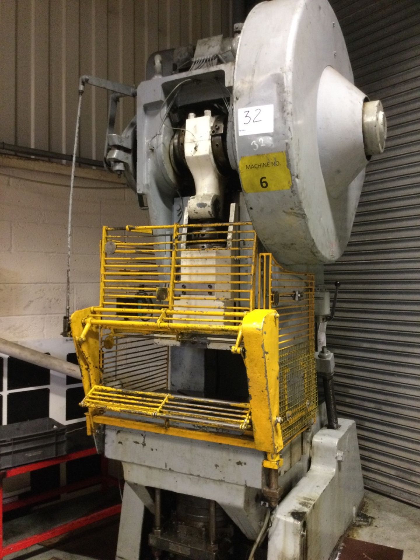 1 Cincinnati Milacron, GP 7.3, Open Back Inclinable Mechanical power press, 80 ton capacity with cus