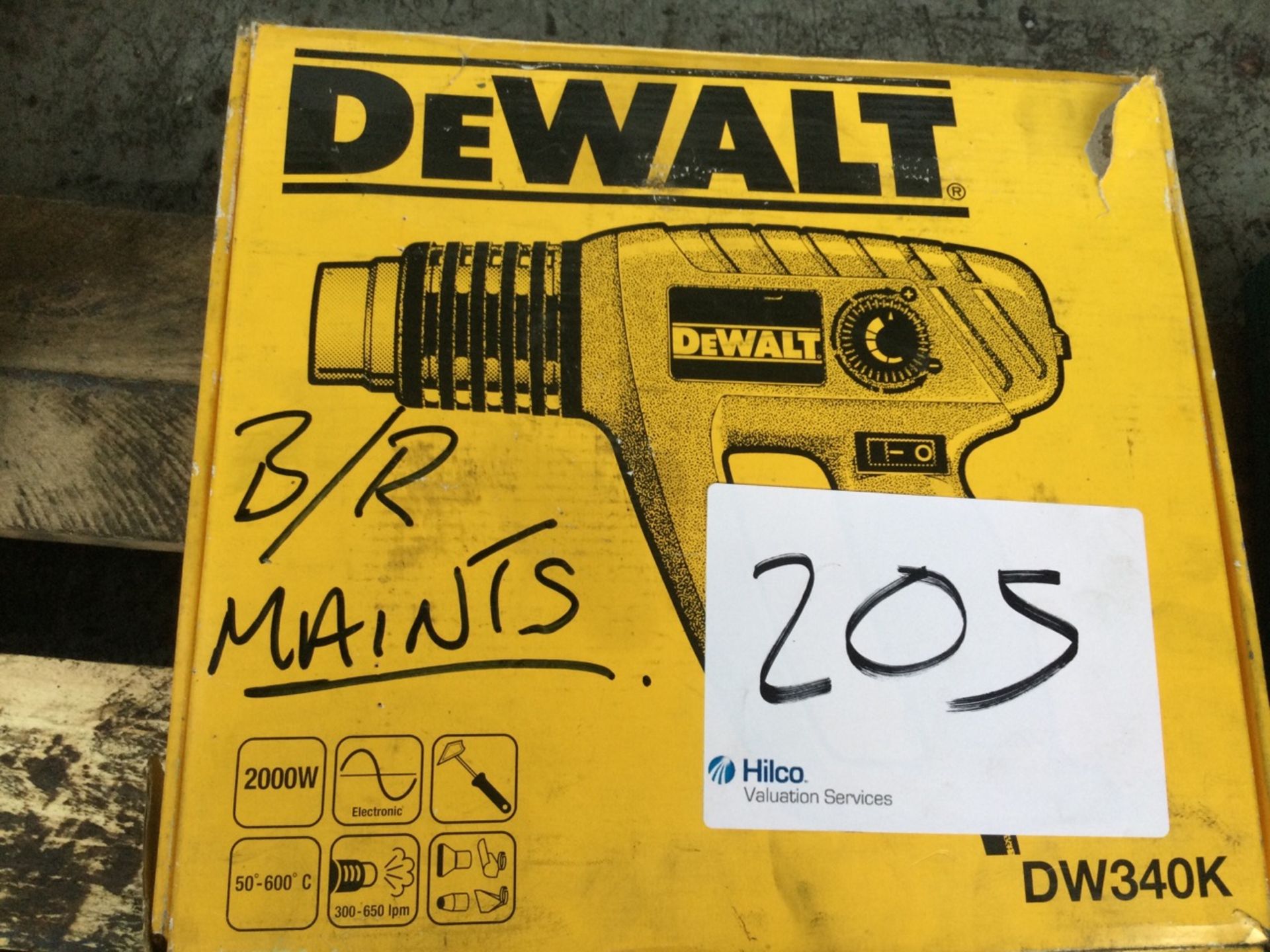 1 Dewalt, DW340K, 240v Heat Gun - Image 2 of 2