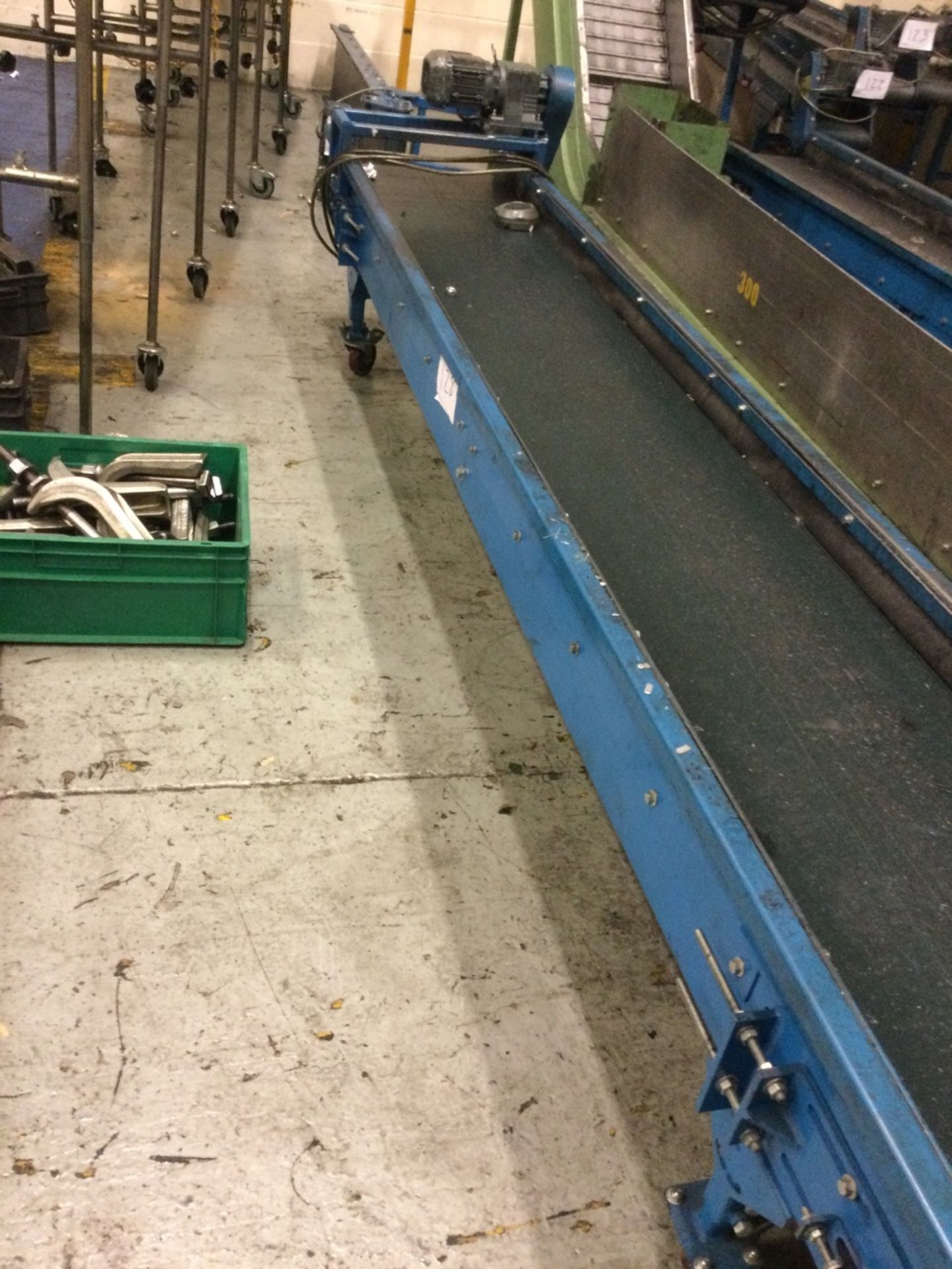 1, Electric Parts Conveyor, 48 X 350 Cm