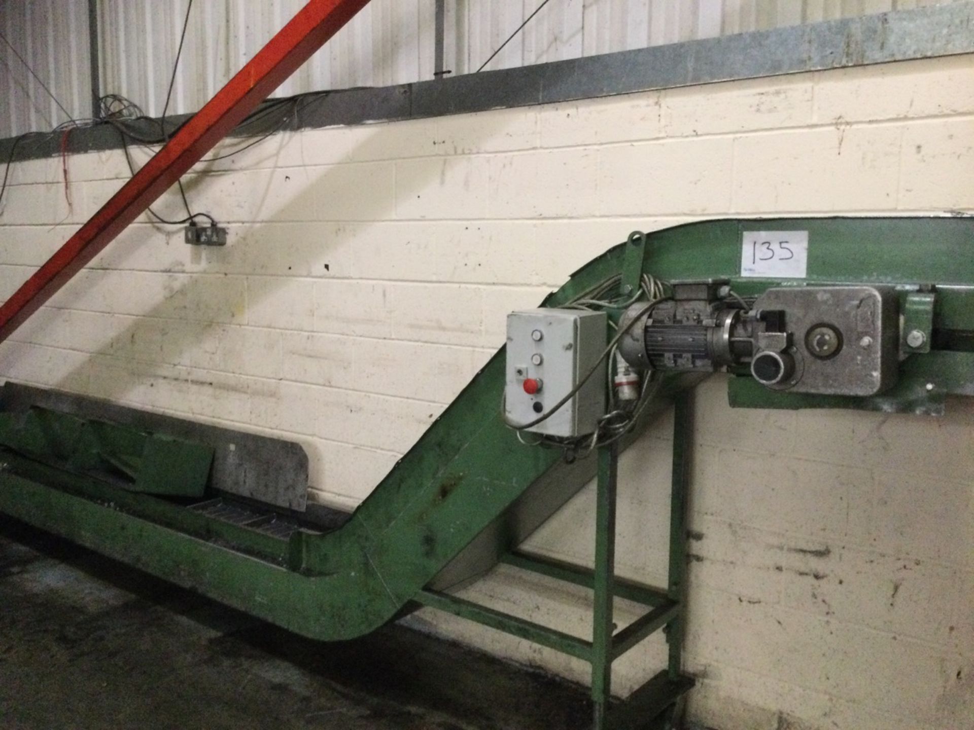 1, Electric Press Parts Conveyor, 37x600cm