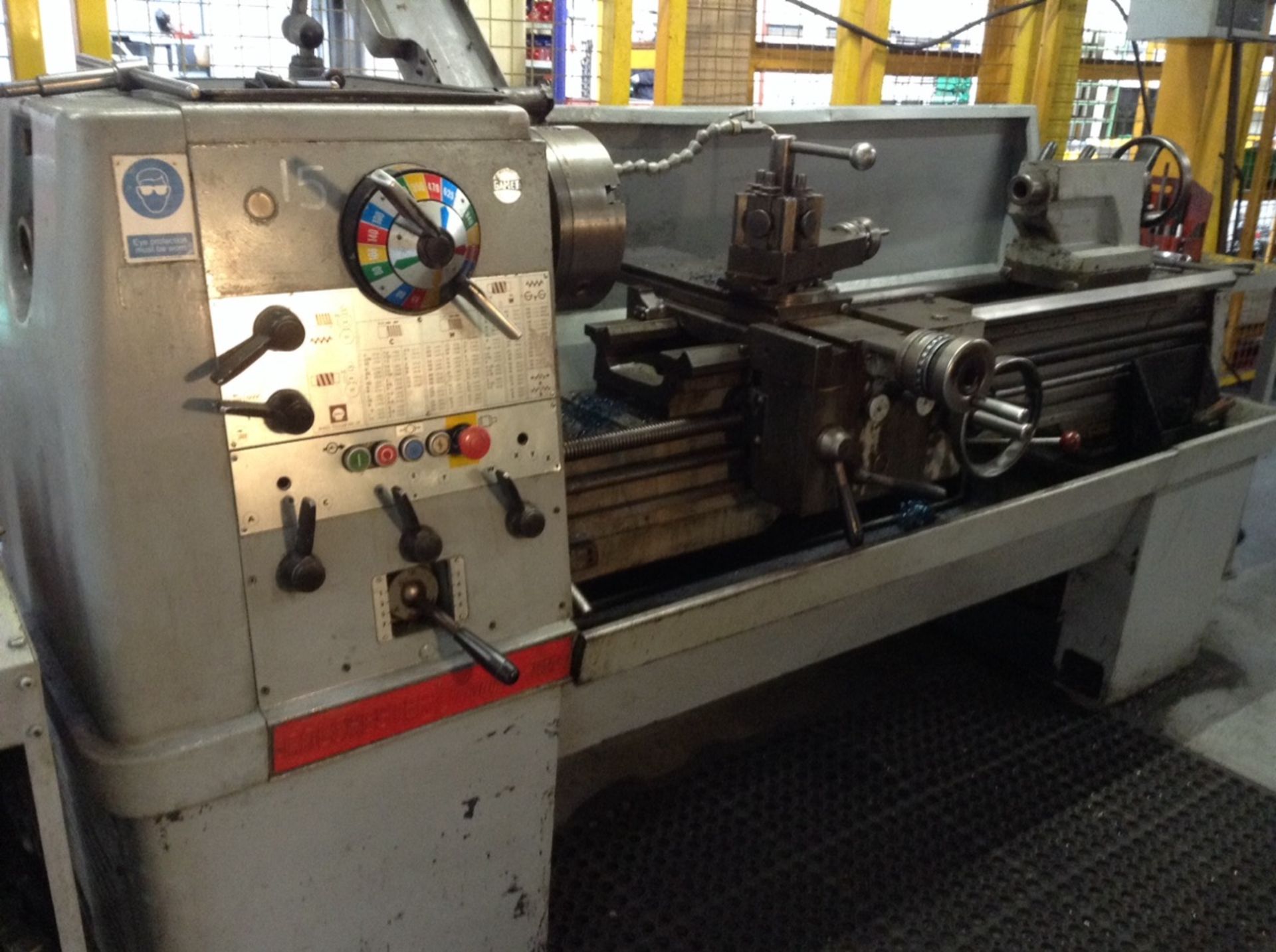 1 Colchester Triumph, 2000, gap bed centre lathe, 48" bed, with tooling as photographed, Serial Numb
