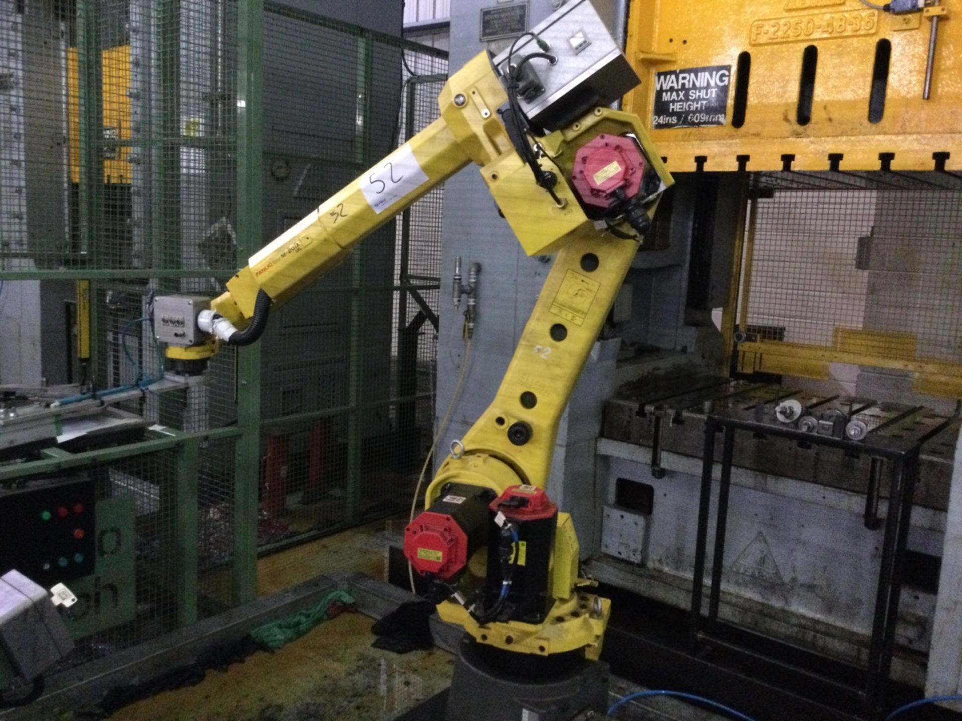 1 Fanuc , M-20iA 12L , 6-axes 12kg payload Robot, floor mounted, with Controller Model R30iB And a K