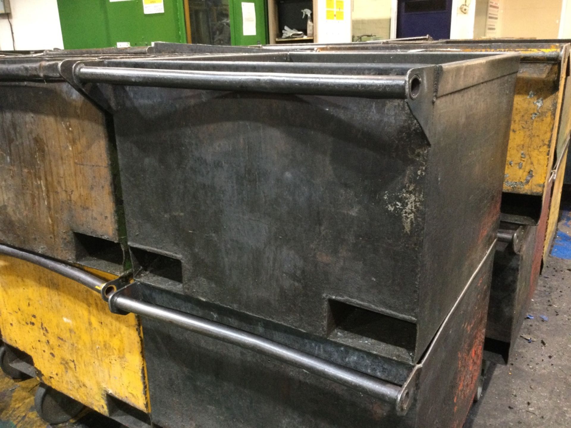 10, Forklift Foundry Skips, 80x76x77cm On Wheels - Image 2 of 3