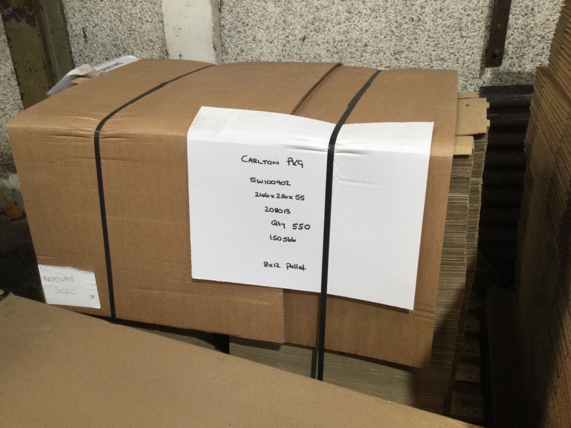 6: Pallets Of Various Unbranded Flat Packed Cardbo - Image 5 of 5