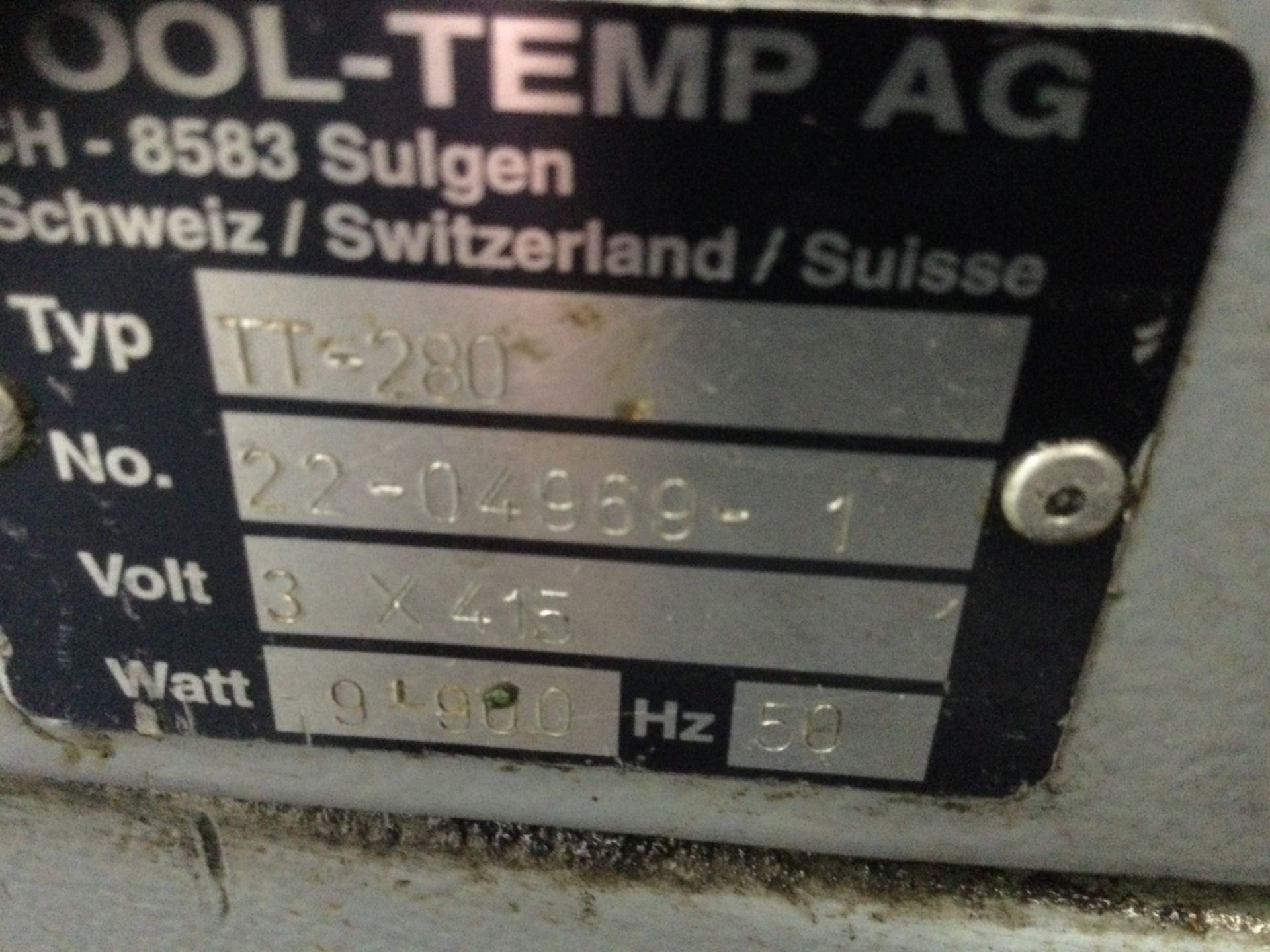 3 Tool-Temp, TT-280, Tool Temperature Controllers - Image 4 of 4