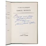 BECKETT, Samuel (1906-1989). Poems in English. London: John Calder, 1961. FIRST TRADE EDITION, INSCR