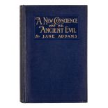 ADDAMS, Jane (1860-1935). Twenty Years at Hull-House with Autobiographical Notes. NY, 1910. FIRST ED