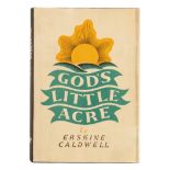 CALDWELL, Erskine.  God's Little Acre. New York: The Viking Press, 1933. FIRST EDITION of Caldwell's