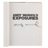 [ARTIST'S BOOK]. WARHOL, Andy (1928-1987). Andy Warhol's Exposures. New York: Andy Warhol Books/ Gro