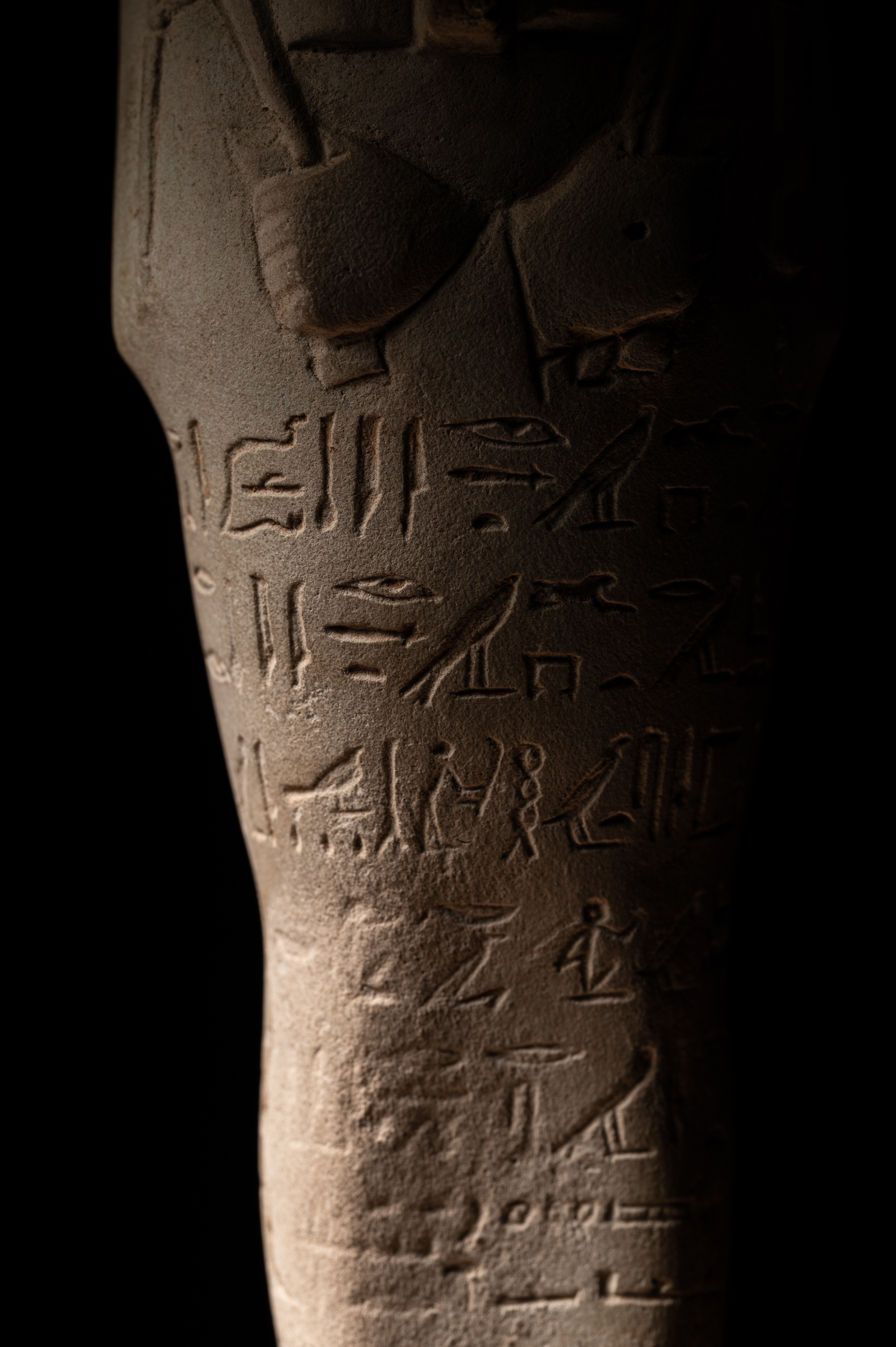 An Egyptian Faience Ushabti for Horiraa Height 7 inches (17.8 cm). - Image 19 of 24