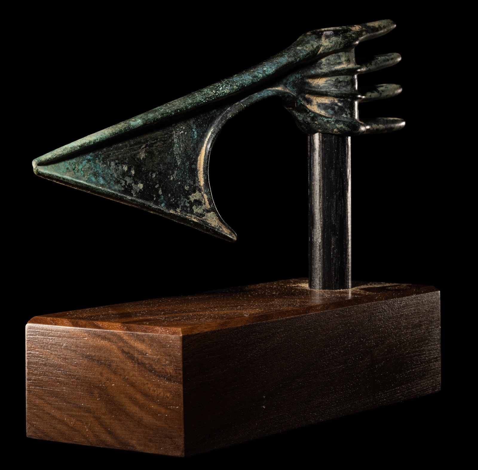 A Luristan Bronze Axehead Length 9 1/8 inches (23.2 cm). - Image 4 of 4
